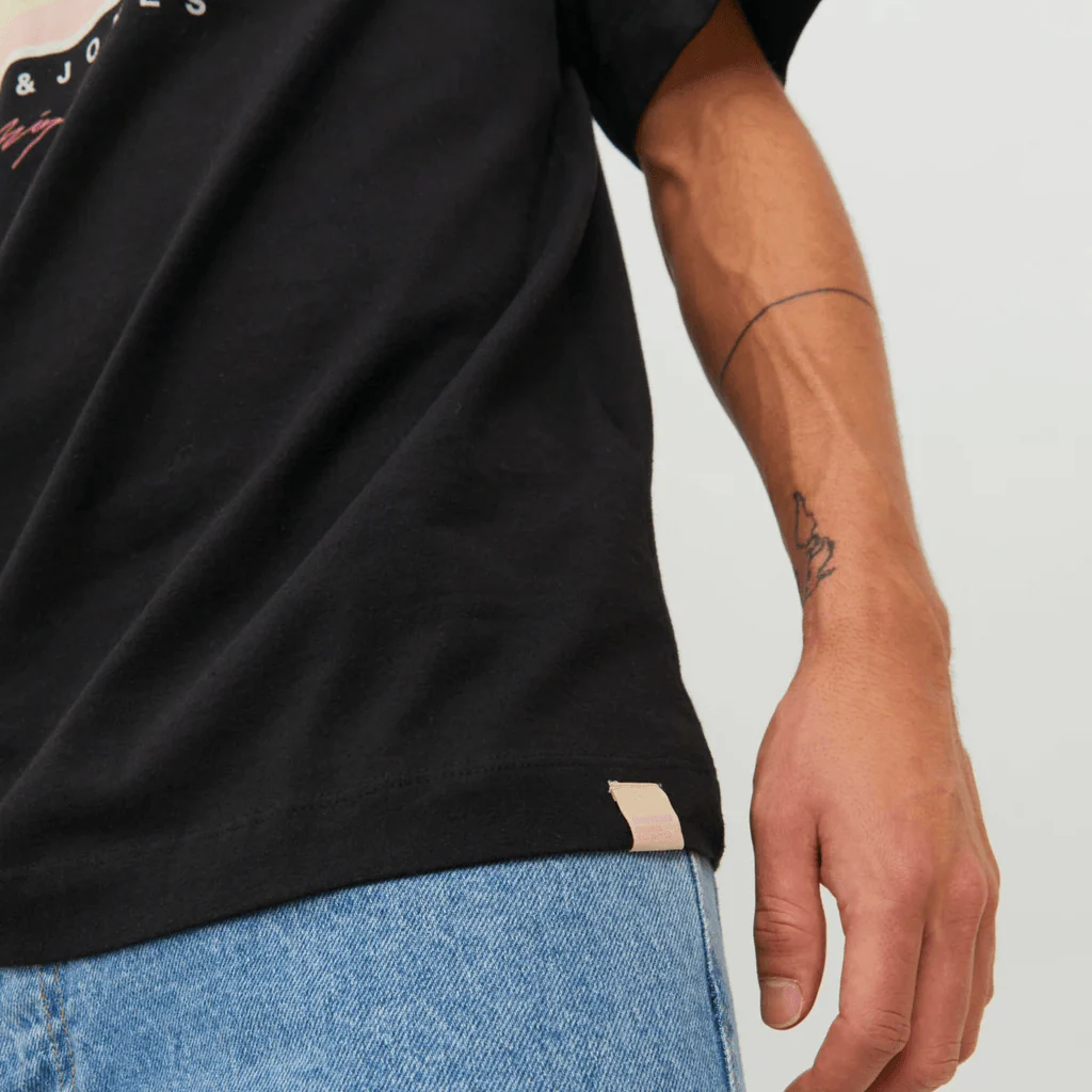 Jack & Jones Uomo T-shirt Tulum Landscape Nero 12235226 - immagine 4