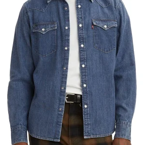 Levi's uomo camicia barstow western 85744-0041