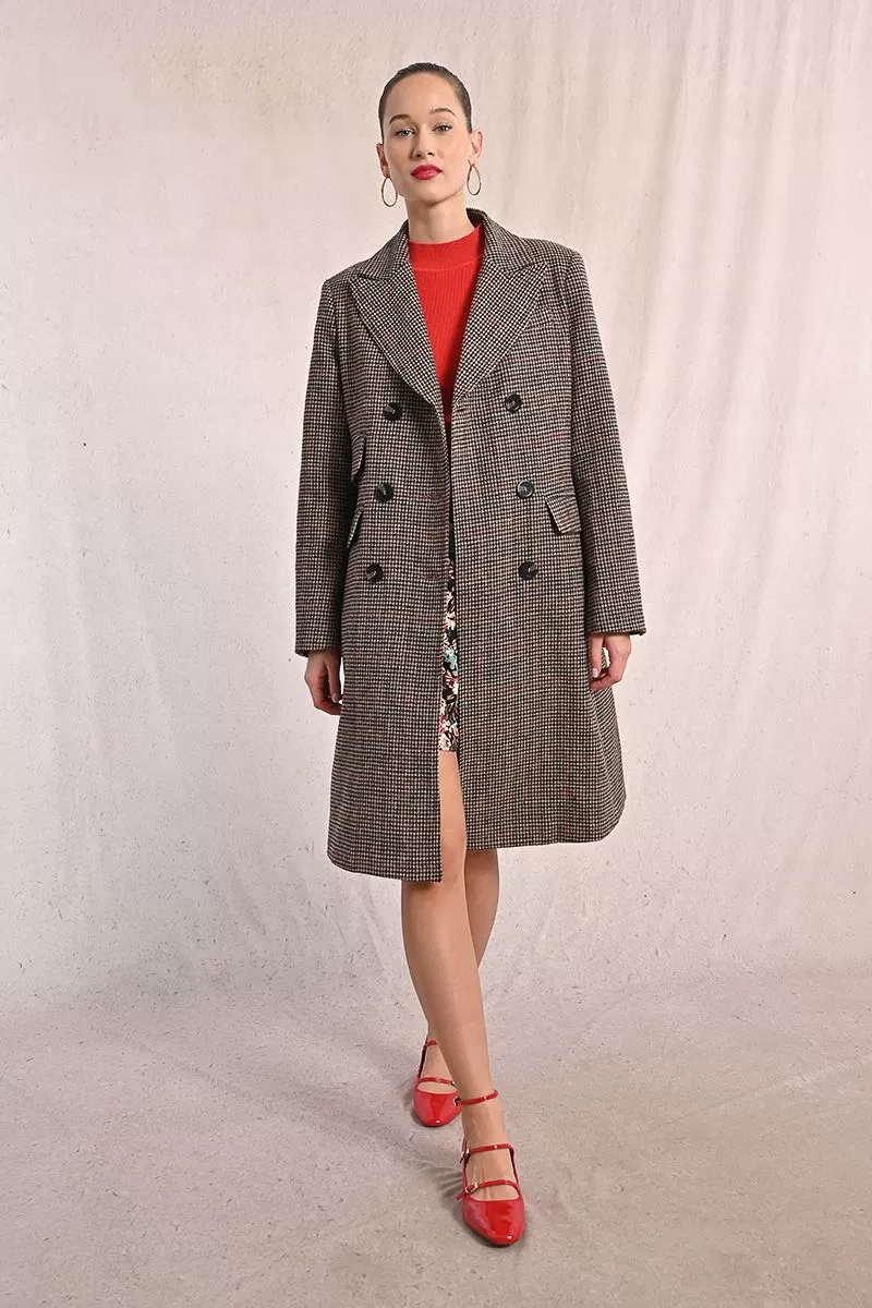 Molly Braken donna cappotto P1833ADH brown - immagine 3