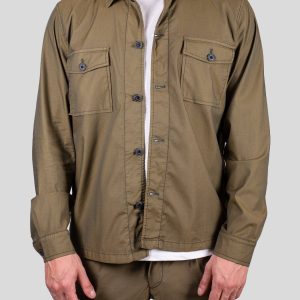 Gold Rush uomo giacca overshirt ESSC1069 militare