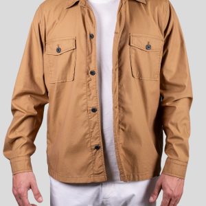 Gold Rush uomo giacca overshirt ESSC1069 camel