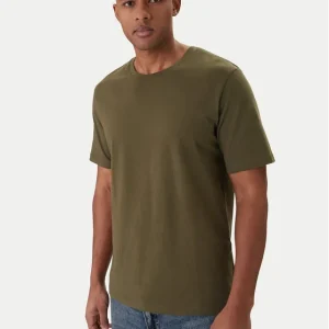 Jack & Jones uomo t-shirt Organic 12156101 Olive Nig