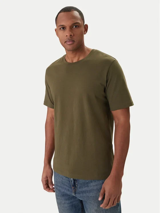 Jack & Jones uomo t-shirt Organic 12156101 Olive Nig