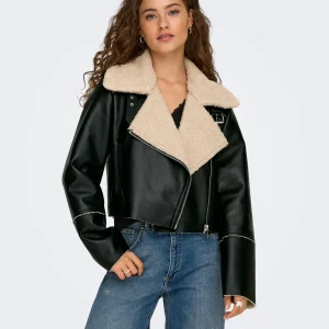 Only donna giubbino Dora Bonded Short 15349067 Black