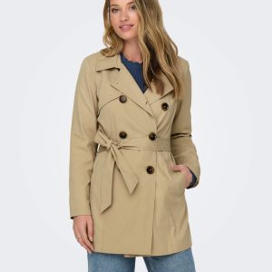 Only donna trench Valerie 15191821 Ginger Root