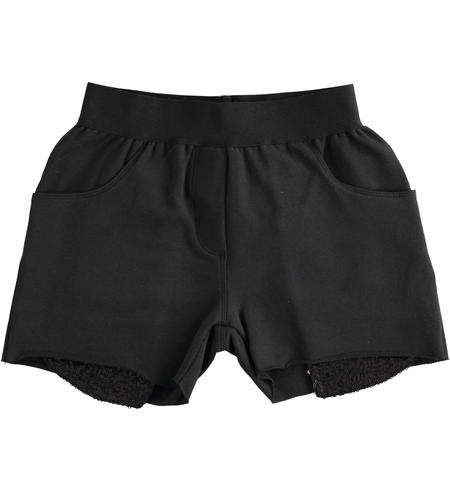 Pantaloncino IDO estivo modello short per ragazza color nero - immagine 2