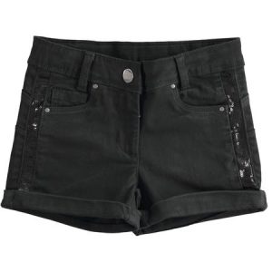 Pantaloncino IDO estivo modello short per ragazza color nero
