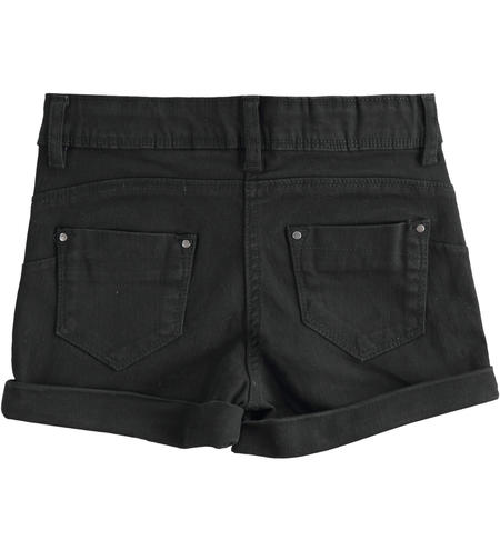 Pantaloncino IDO estivo modello short per ragazza color nero - immagine 3