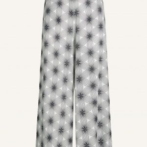 PANTALONE PALAZZO VISCOSA STAMPA FLOWER ESSENCE PIN-UP STARS