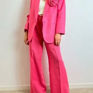 Vicolo donna pantalone TB0793 Fuxia