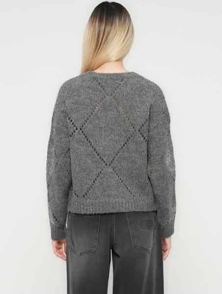 Only donna maglia Kansas Life 15358402 Medium Grey - immagine 4