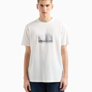 Armani Exchange uomo t-shirt XM000555AF10358 U009 Bianco