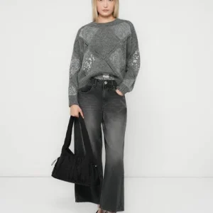 Only donna maglia Kansas Life 15358402 Medium Grey