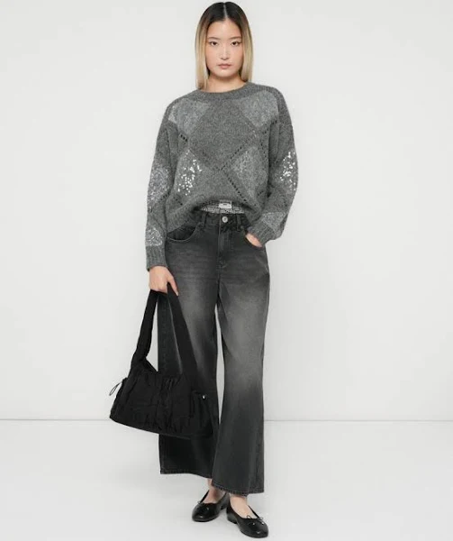 Only donna maglia Kansas Life 15358402 Medium Grey