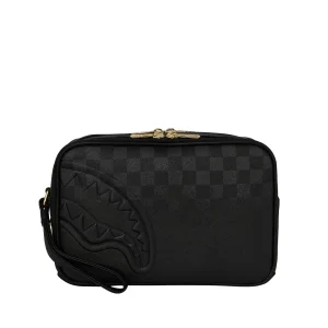 Sprayground uomo borsa SPRITZ BLACK TOILETRY BAG