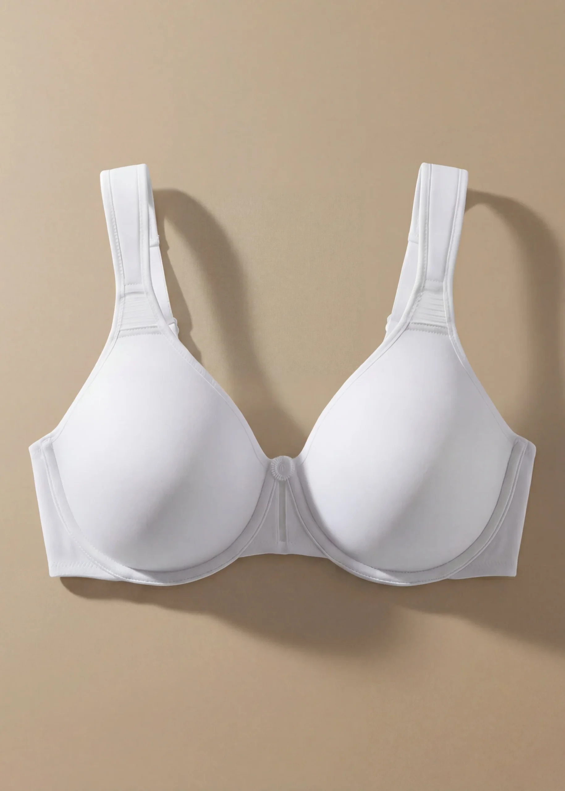Reggiseno contenitivo con spalline larghe comfort e ferretto senza imbottitura - immagine 9