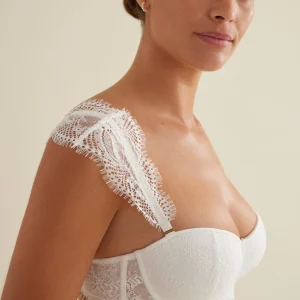 Reggiseno a fascia in PIZZO con SPALLINE INTERCAMBIABILI PROMISE
