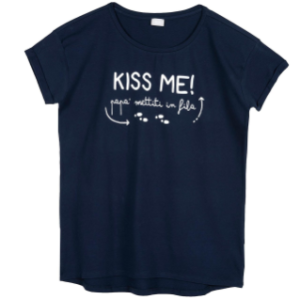 T-shirt mamma by CHICCO cotone, blu