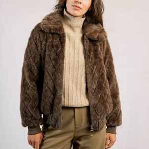 Molly Bracken donna giubbino P1813BDH brown