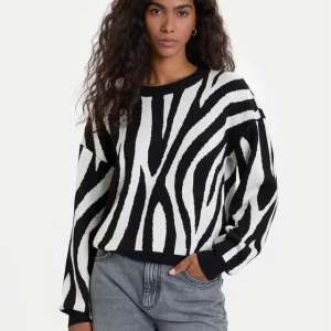 Vero Moda donna maglia Siljeanimals 10330808 BIRCH