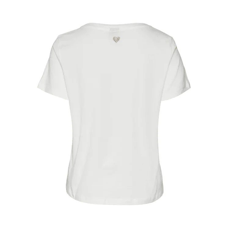 Vero Moda Donna T-shirt Pamala Box Bianca10284321 - immagine 3