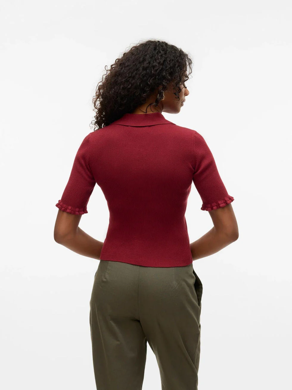 Vero Moda donna maglia Wonder 10330850 Syrah - immagine 3