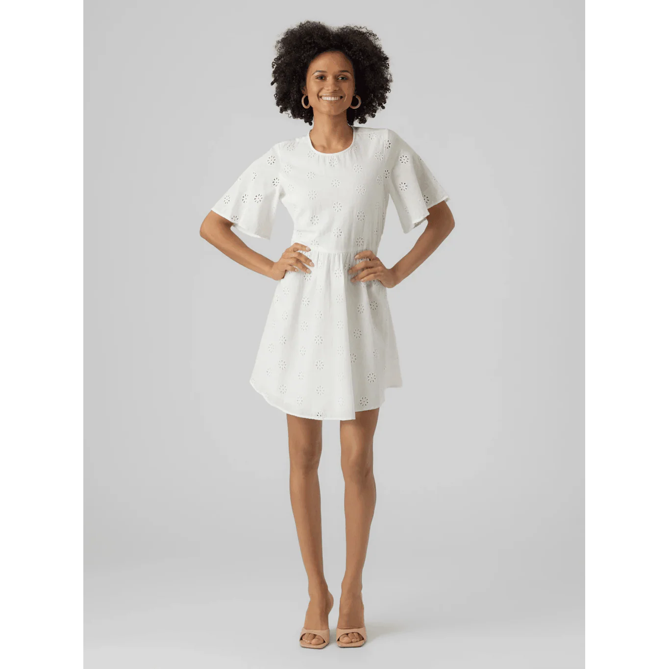 Vero Moda Donna Abito Maja Bianco 10281728 - immagine 2