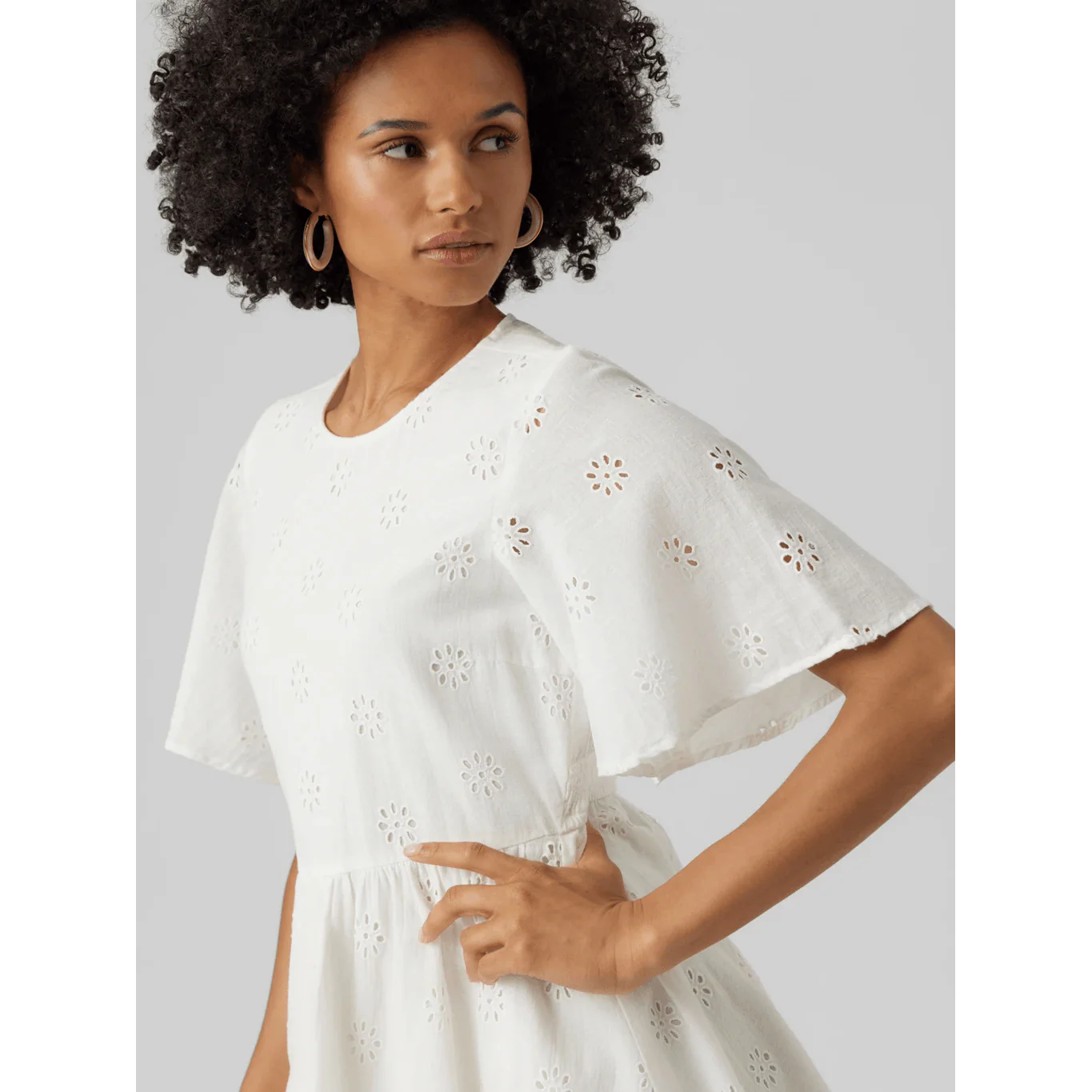 Vero Moda Donna Abito Maja Bianco 10281728 - immagine 5