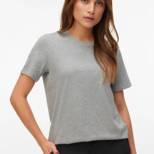 Vero Moda donna t-shirt Paulina 10336970 LightGreyMe
