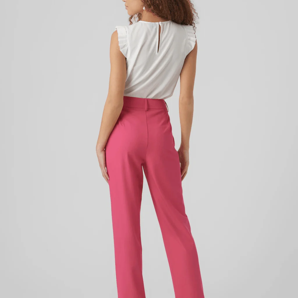Vero Moda Donna Pantalone Zelda Pink Yarrow 10259211 - immagine 3