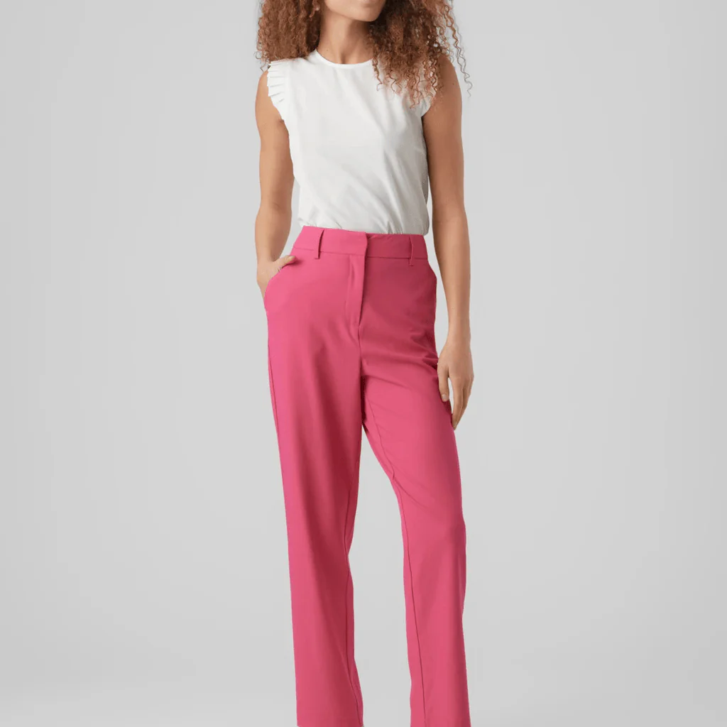 Vero Moda Donna Pantalone Zelda Pink Yarrow 10259211 - immagine 4