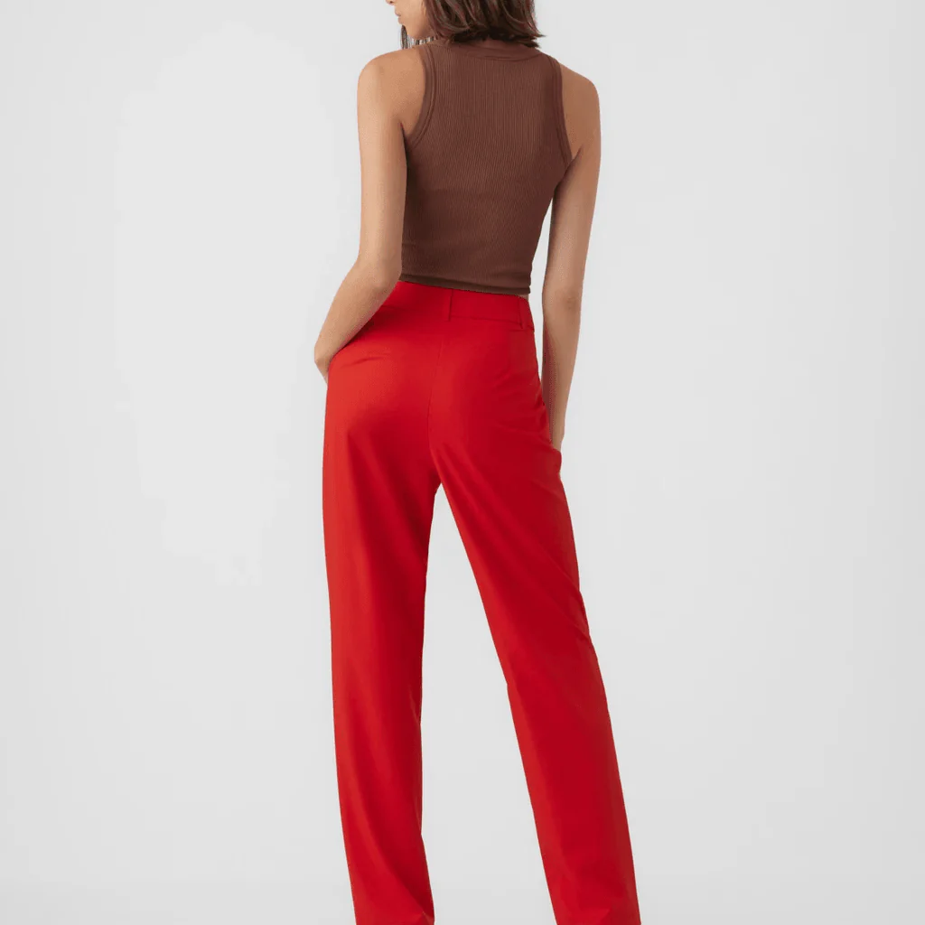 Vero Moda Donna Pantalone Zelda Noos Ciliegia 10261257 - immagine 3