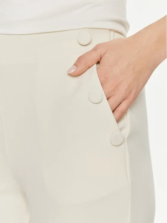 Vicolo donna pantalone a sigaretta TB0113 Burro - immagine 5