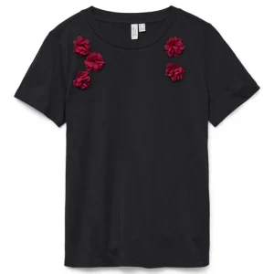 Vero Moda donna t-shirt Finette 10332819 BLACK