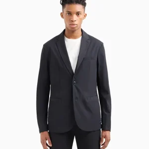 Armani Exchange uomo giacca monopetto 8NZG49 ZNYZZ 1583 Blu