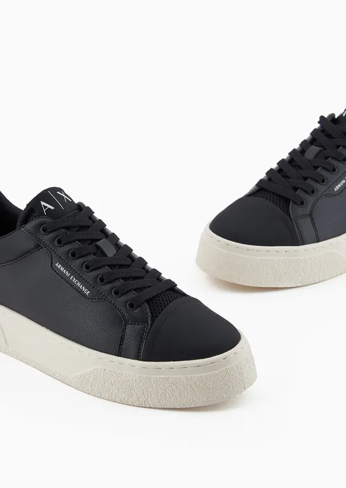 armani exchange uomo scarpa XUX236 XV906 K001 Nero - immagine 6