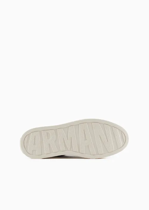 armani exchange uomo scarpa XUX236 XV906 K001 Nero - immagine 8