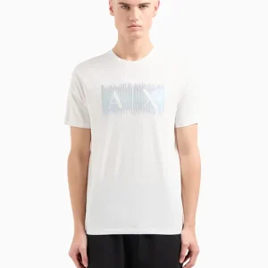 Armani Exchange uomo t-shirt 3DZTJG ZJBYZ 1116 Bianco