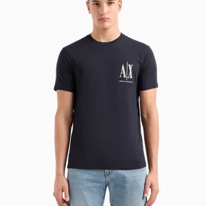 armani exchange uomo t-shirt 8NZTPH ZJH4Z 1510 Blu