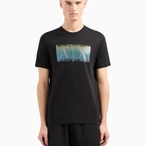 Armani Exchange uomo t-shirt 3DZTJG ZJBYZ 1200 Nero