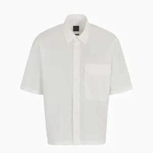 Armani Exchange uomo camicia XM000449AF13167 U0009 Bianco