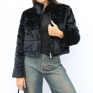 Vivienne D.donna pelliccia VEP001 Nero